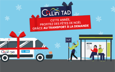 COLL’in TAD : Profitez des fêtes de Noël pour vos déplacements pratiques et économiques !